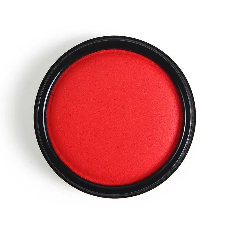 Быстросохнущая чернильная Подложка для отпечатков пальцев масляная красная