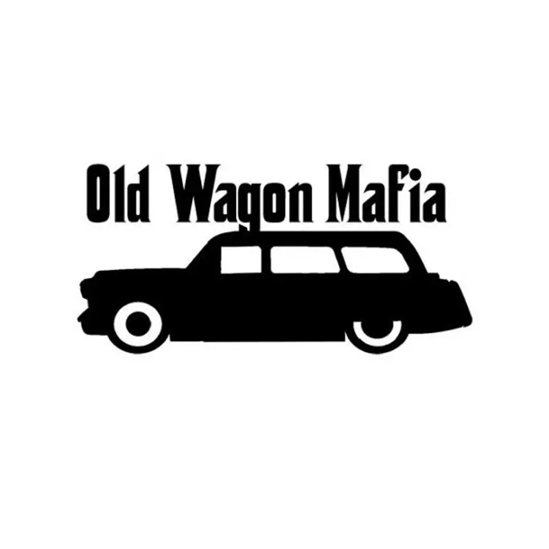 13 см * 6 3 автомобильный Стайлинг вагон мафия старый Забавный виниловый автомобиль