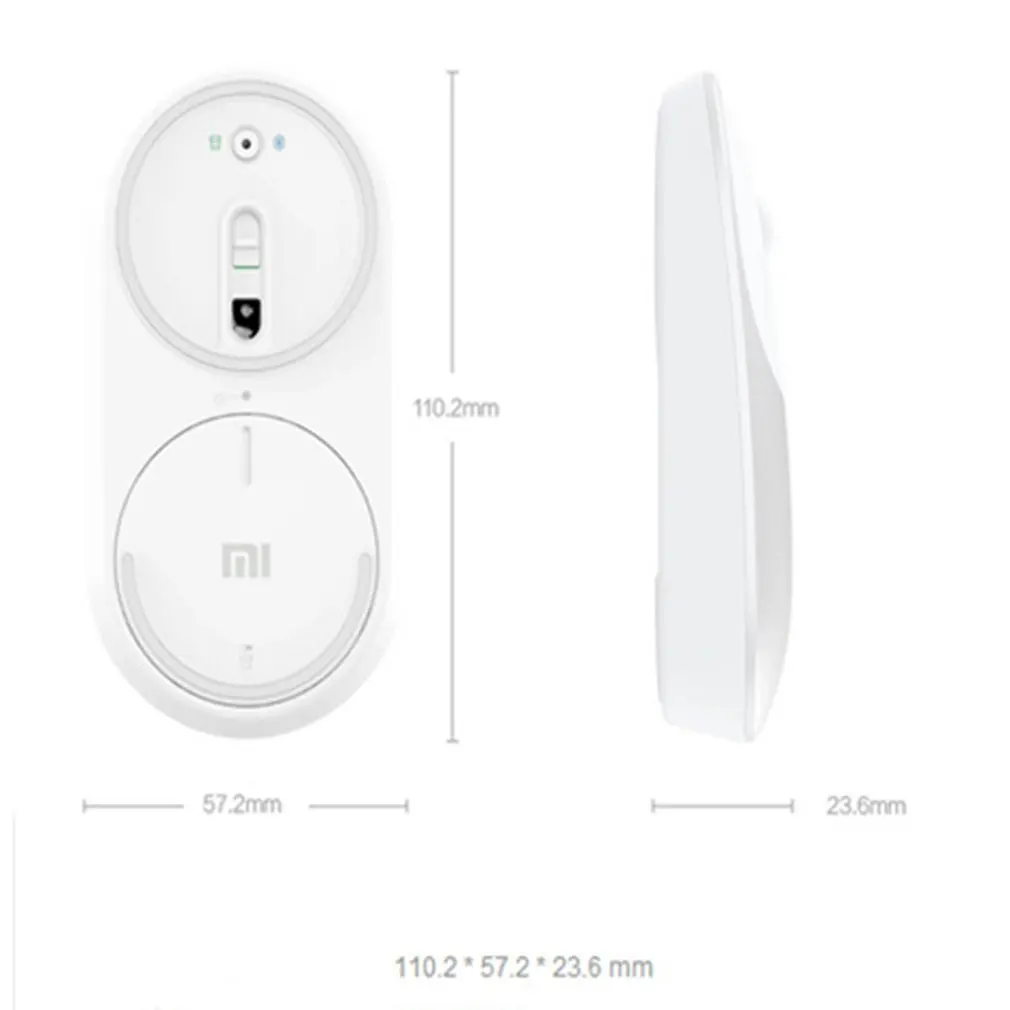 Оригинальная Xiaomi mi, беспроводная мышь, портативные игровые мыши, Alu mi nium, сплав ABS, 2,4 ГГц, Wi-Fi, Bluetooth, 4,0, управление