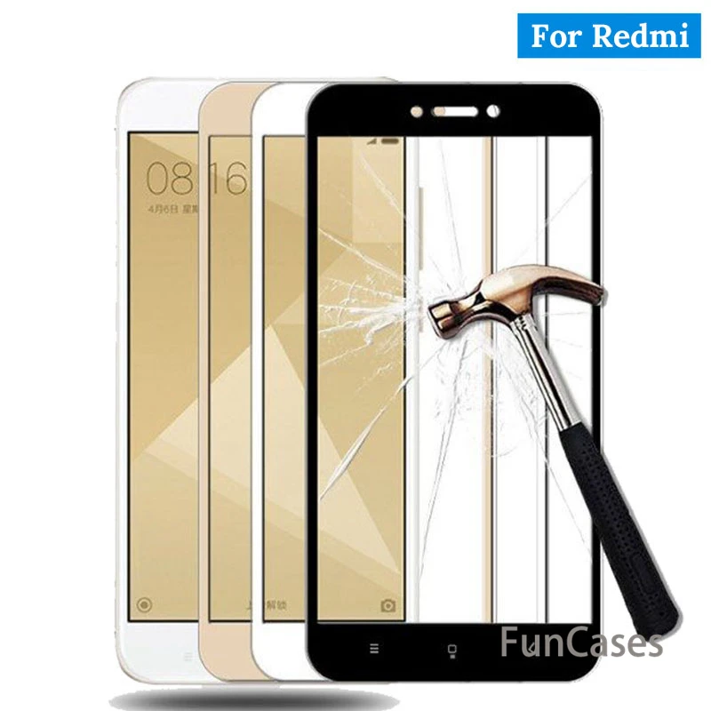 Закаленное Стекло для Xiaomi Redmi 4x Примечание 4X5/Note 4 чехол Защитный xiomi xaomi Note 5 Pro S2 4A
