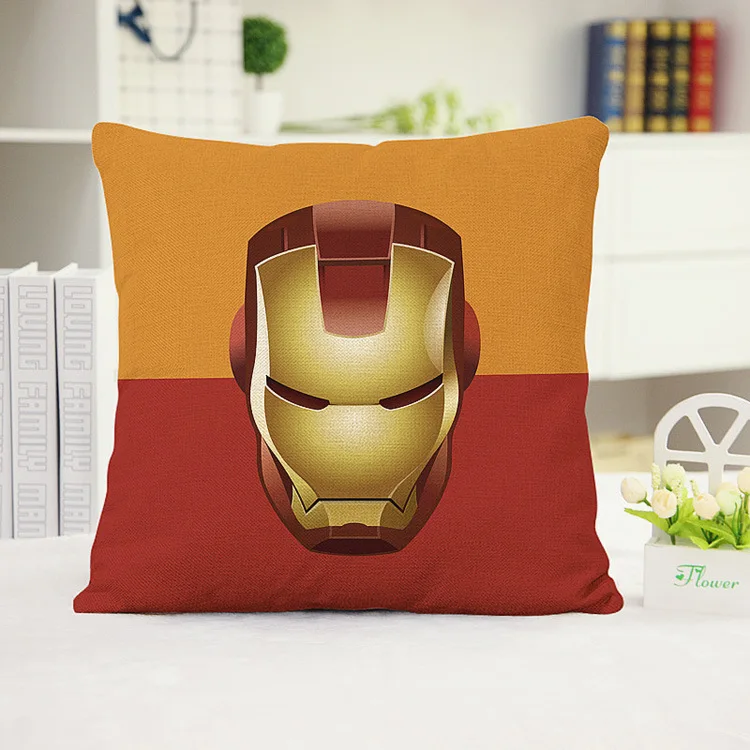 Фильм Marvel Мстители квадратная наволочка Чехлы Мода супергерой Капитан Америка