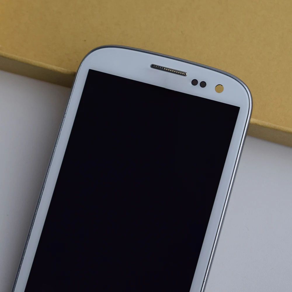 I9300 i9301 i9305 i535 i747 9300I ЖК-дисплей панель+ сенсорный экран дигитайзер Датчик в сборе рамка