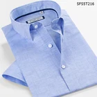 Smart Five 57% Льняная мужская рубашка 2016 с коротким рукавом приталенное платье мужские рубашки брендовая импортная одежда Camisa Masculina