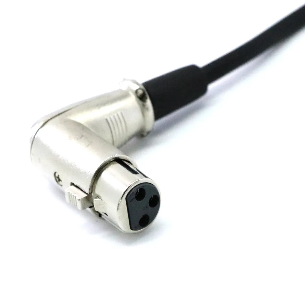 XLR правый угол 90 градусов Женский прямой мужской кабель Mic F717 | Компьютеры и офис