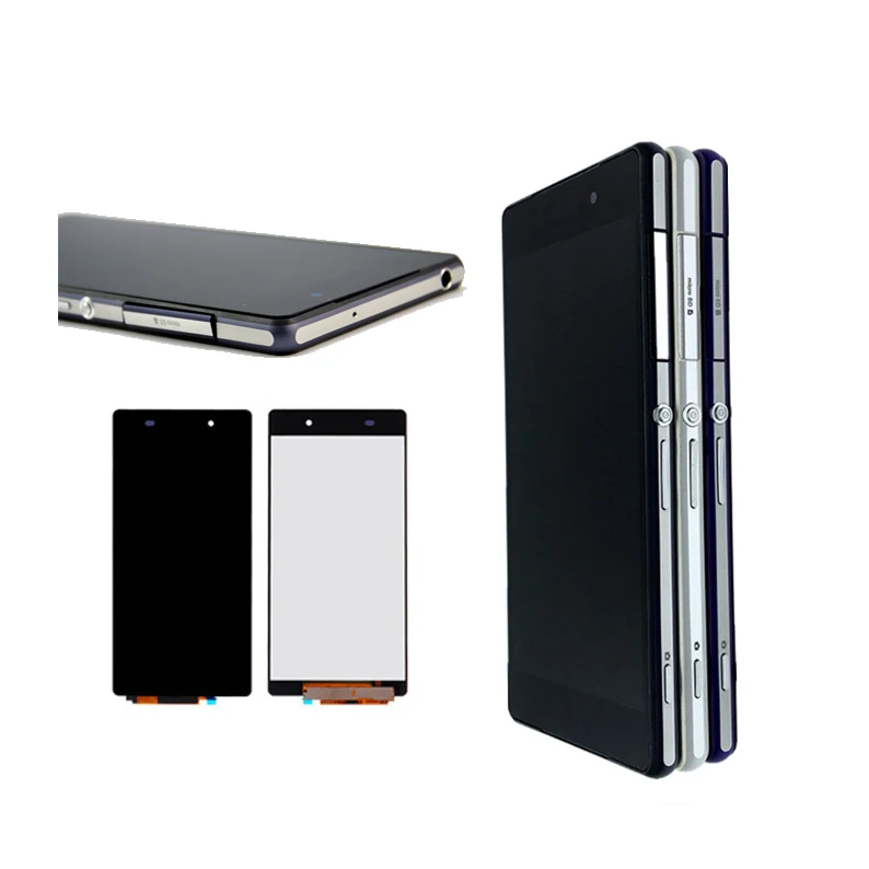 L50W для SONY Xperia Z2 D6502 D6503 D6543 ЖК-дисплей с рамкой кодирующий преобразователь сенсорного экрана в сборе для SONY Xperia Z2 lcd