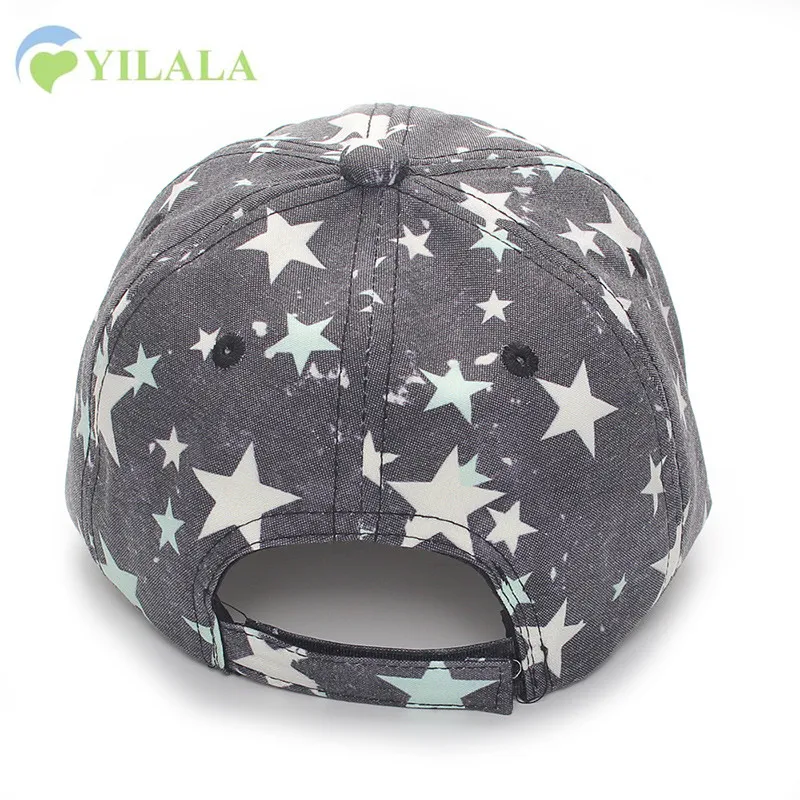 Мода Младенческой Бейсболки Мальчик Вс Cap Звезда Ретро Дети шляпы Мужская Хлопок
