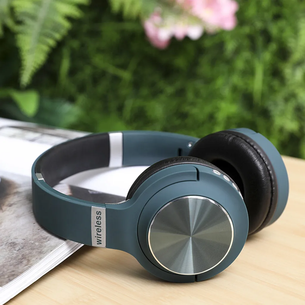 Беспроводная bluetooth-гарнитура наушники карта радио наушники AUX аудио кабели складные беспроводные наушники