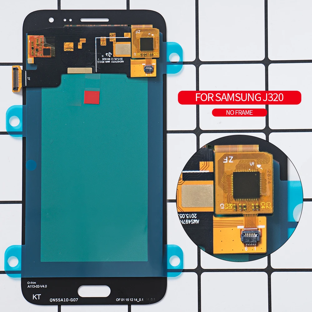 

Жидкокристаллический сенсорный экран Burn Shadow 5,0 дюйма для SAMSUNG Galaxy J320, дигитайзер для SAMSUNG J3 2016, дисплей J320F, J320H, J320M, J320N