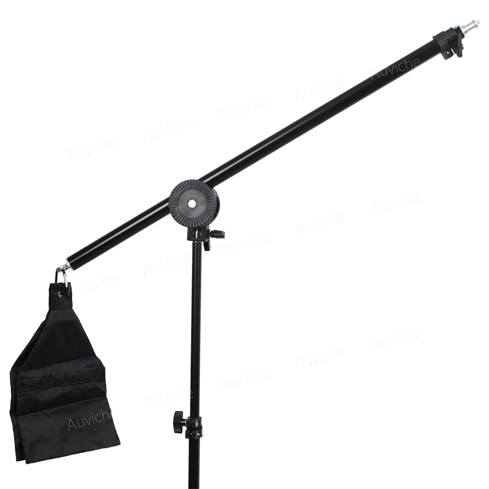 75 140 см/30 &quot 55&quot Студия фото телескопическая стрела Arm Top Light w/Sandbag с осветительной