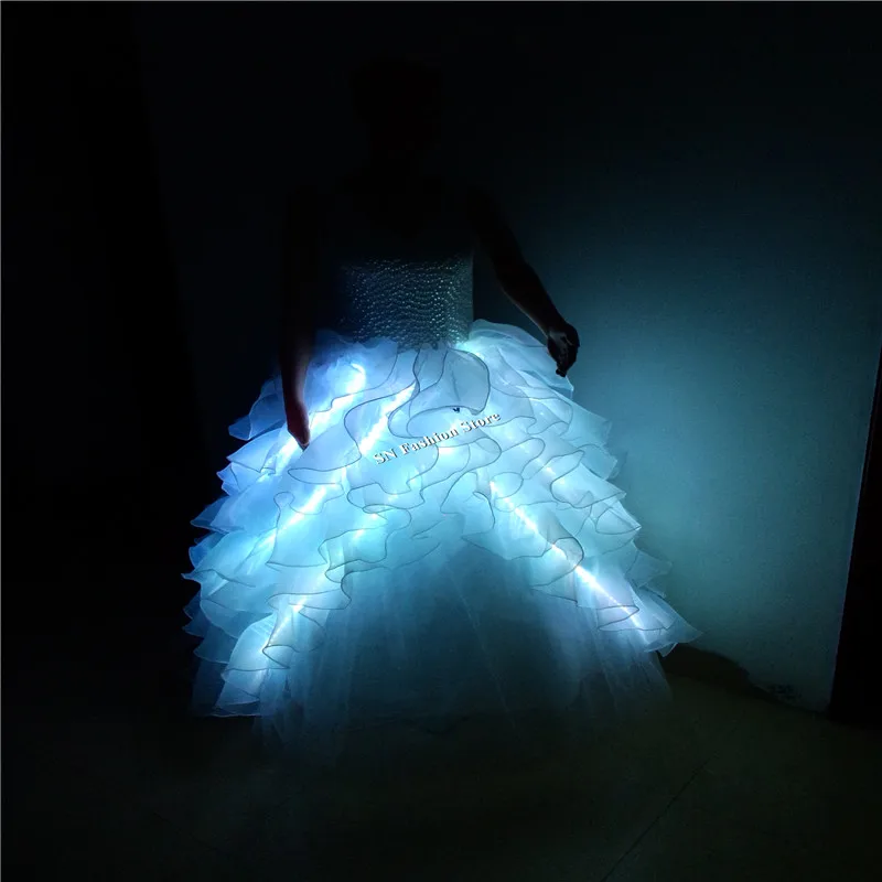 Яркие светлсветильник светодиодные костюмы GG09 для бальных танцев танцевальное