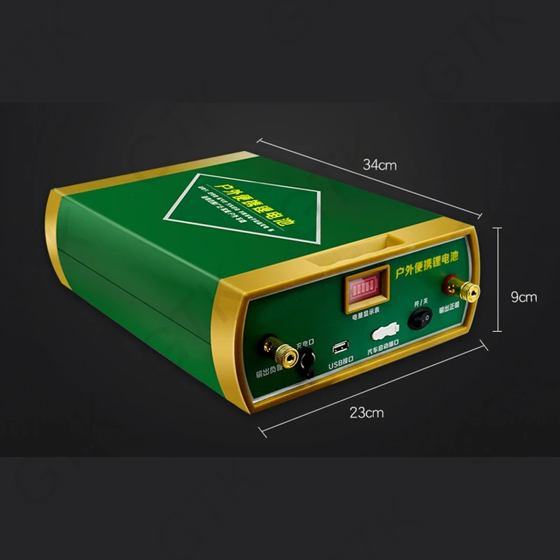 12v 60Ah high capacity lithium battery for camping outdoor power supply inverter car jump starter bank refrigerator | Электроника