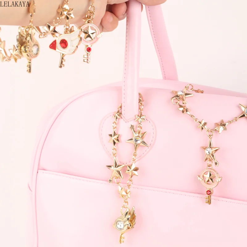 Card Captor Sakura Аниме фигурки напечатанный рисунок креативный металлический мешок