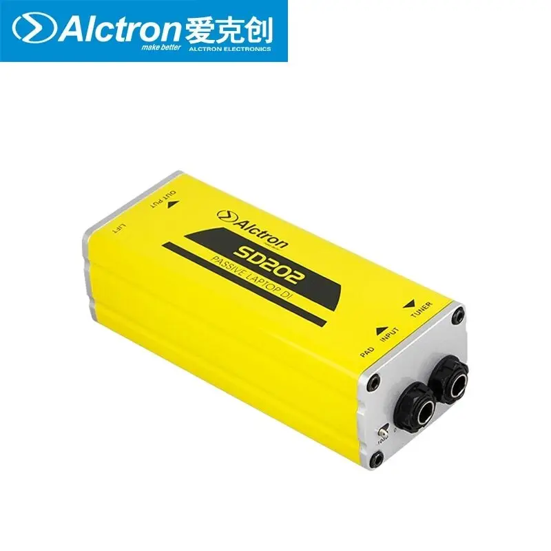 Пассивный DI box Alctron SD202 сбалансированный сигнал устранение вокруг баса клавиатуры