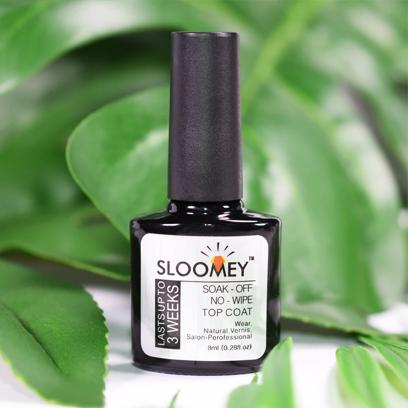 SLOOMEY, новинка, 2 шт., Базовое покрытие и верхнее покрытие, набор, Гель-лак для ногтей, замачиваемый, долговечный гель, 8 мл, УФ светодиодный Гель-лак для ногтей
