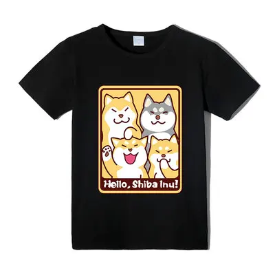 Футболка для косплея DOGE shaba inu аниме косплей футболка летние собаки футболки для студентов