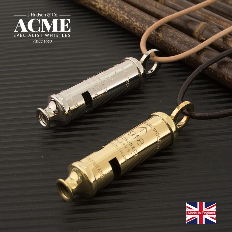 ACME 1918 War Limited Edition металлическая модная коллекция сувенирное ожерелье со свистком кулон звук чистый и громкий