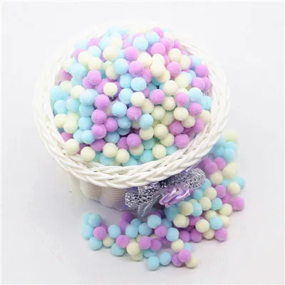 102526 20g Мини Помпон 8 мм Pom Poms Ponpon многоцветные Pompony ремесла поставки DIY для детской игрушки швейные украшения для дома и свадьбы 20 г - Цвет: 102526 20g