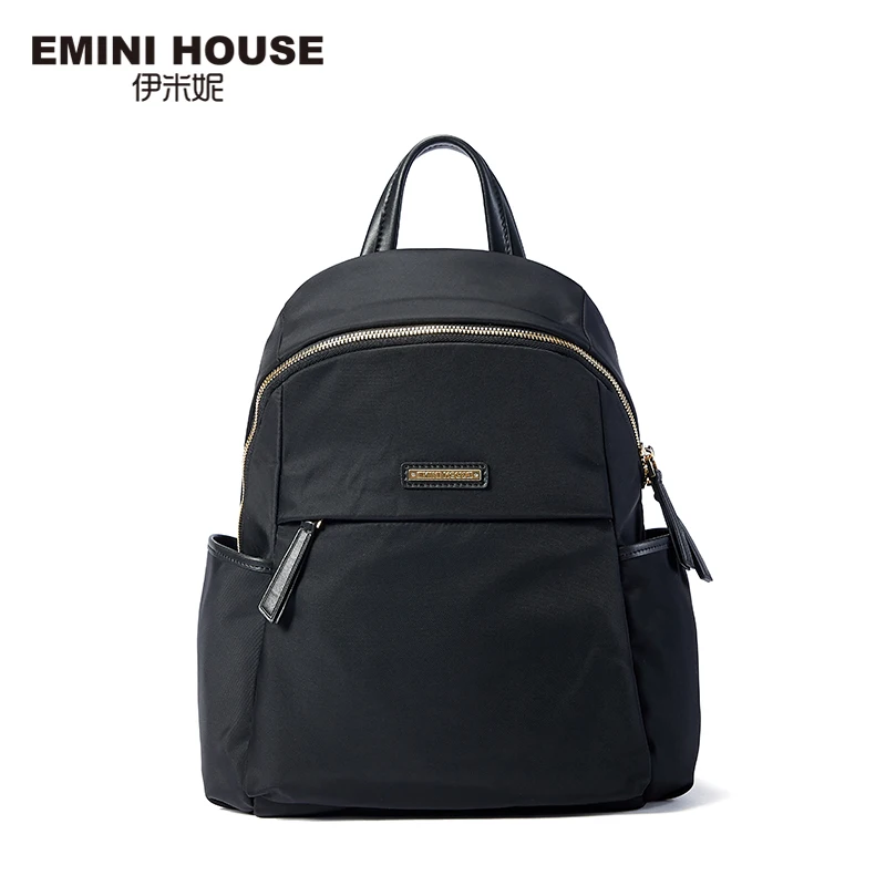 Многофункциональный нейлоновый рюкзак EMINI HOUSE водонепроницаемый ранец женская