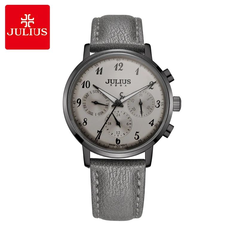 

Thin Real Functions Julius Women's Watch ISA Quartz Hours Fashion Woman Clock Bracelet Sport Leather Birthday Girl's Gift Box