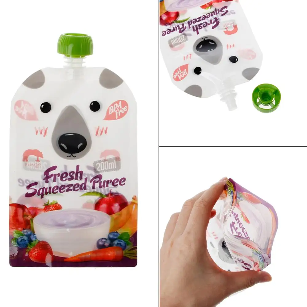8 шт Высокое качество Resealable свежевыжатый Чехлы Практичный детский прикорм