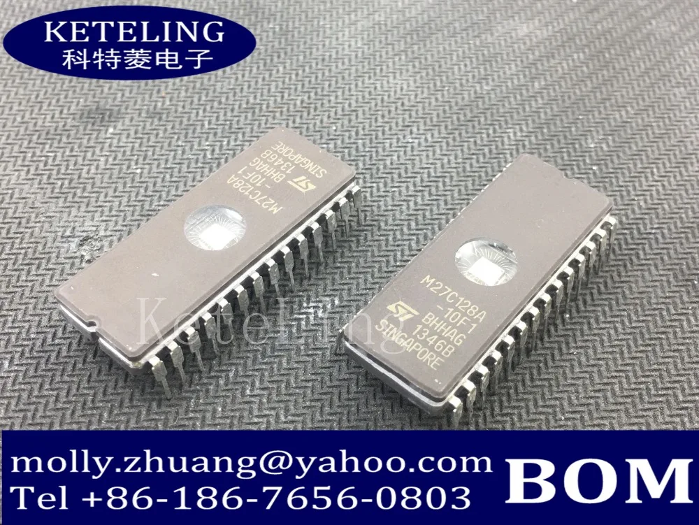 

Freeshipping M27C128 M27C128-10F1 M27C128A-10F1