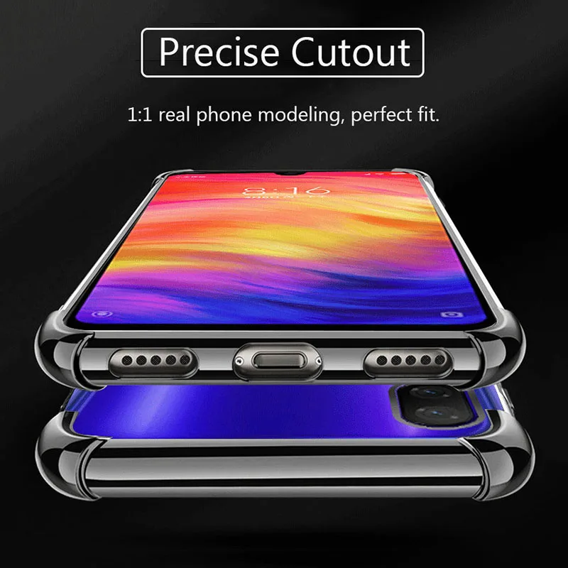 Lainergie чехол для Xiaomi Redmi Note 7 роскошное покрытие чехла водителя мягкий прозрачный