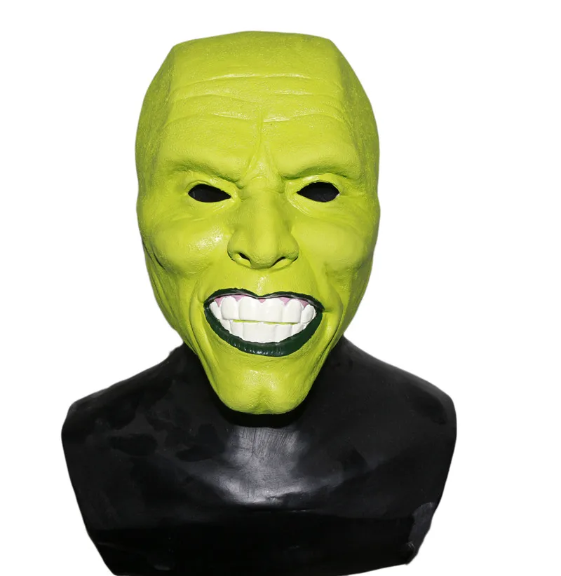 

Details Loki latex mask Jim Carrey for Halloween Masquerade Costume mask