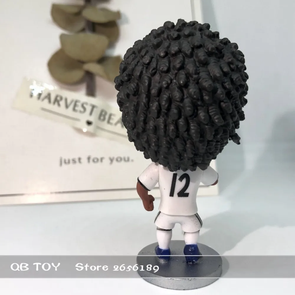 2019 Soccerwe dollsfootball stars 12 # Marcelo подвижные швы Смола Модель игрушки фигурка куклы