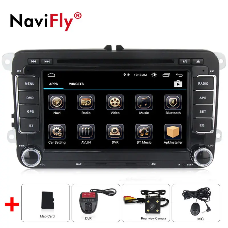 Android 8,0 четырехъядерный автомобильный DVD gps Navi для Volkswagen VW Skoda Octavia golf 5 6 touran passat B6 jetta polo tiguan аудио плеер