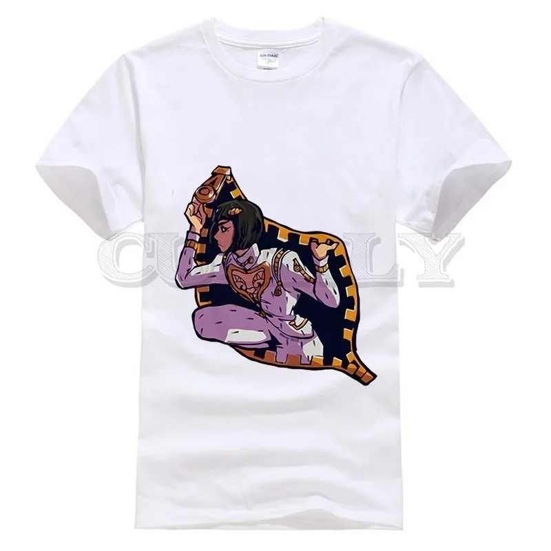 2019 новая футболка с принтом Jojo невероятное приключение одобренный сертификат