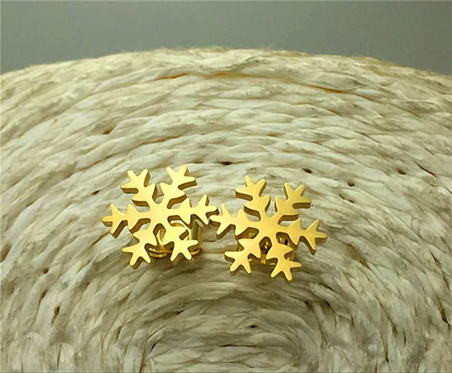 Женские серьги-гвоздики Martick золотистые модные ювелирные изделия высшего