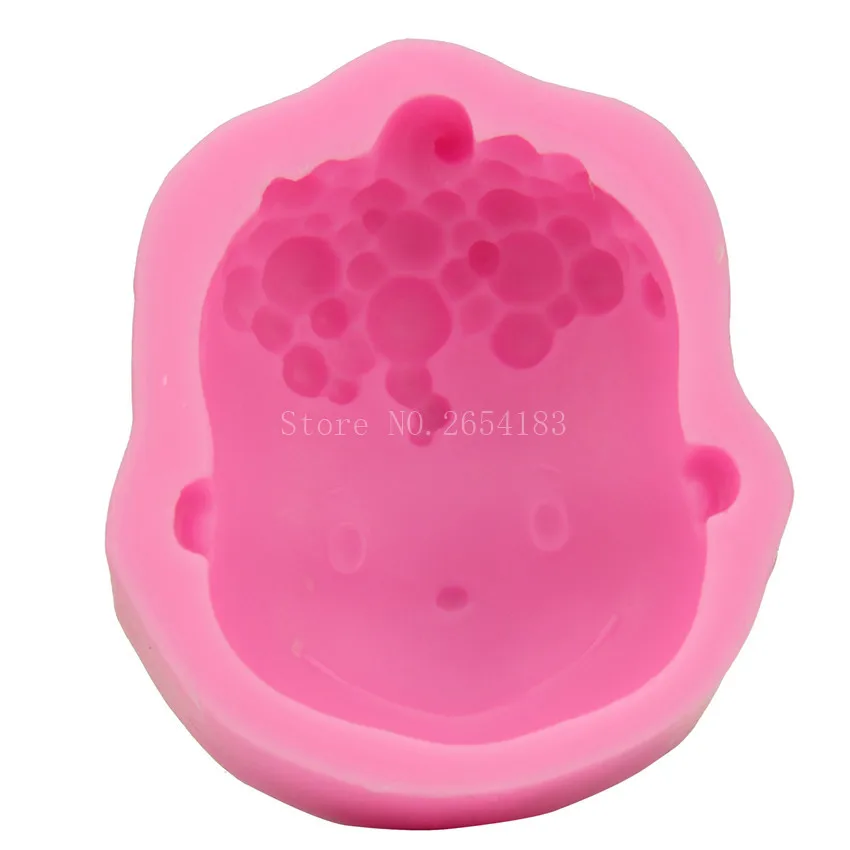 Малыш Мальчик лицо Джессика Альба помадка мыло 3D торт Силиконовая Форма Кекс