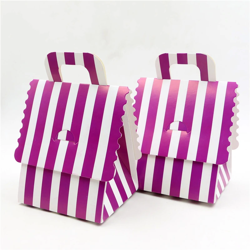 Happy День рождения Бумага подарки Коробки Baby Shower украшения Дети сувениры