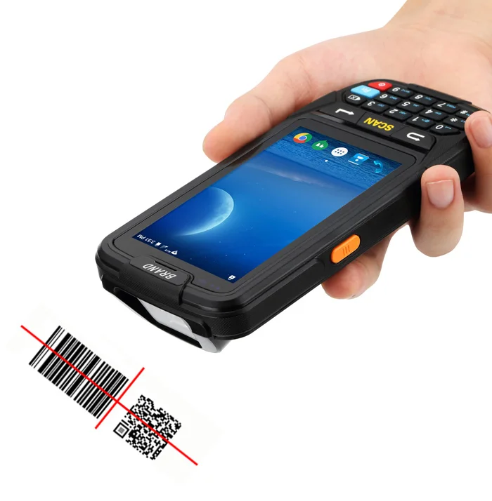 PDA Rugged Handheld Terminal Android 7.0 Data Collector Wireless 1D 2D QR Laser Barcode Scanner Reader NFC 4G | Компьютеры и офис