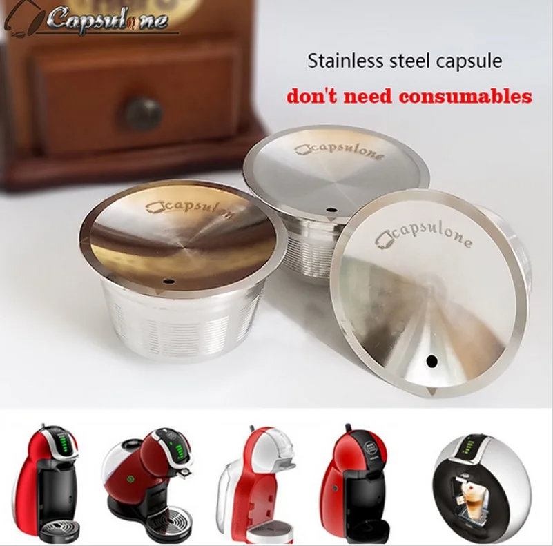 Капсулоновая/металлическая машина dolce gusto из нержавеющей стали