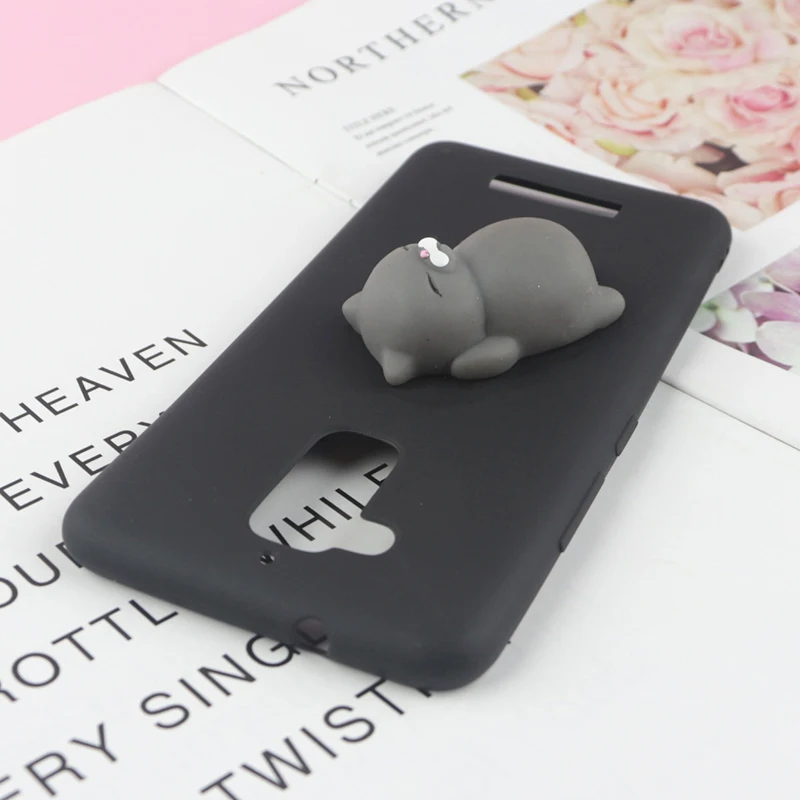 Мягкими 3D игрушки телефон Cat Чехол для Asus Zenfone 3 Max ZC520TL ZC553KL ZE520KL 4 ZC554KL Selfie ZD552KL ZD553KL