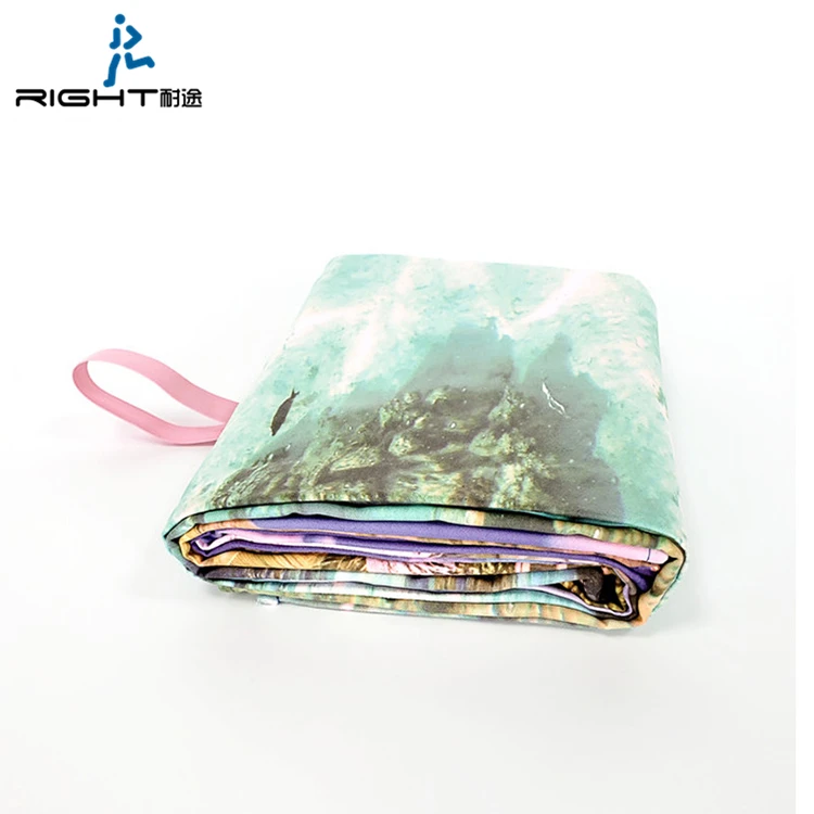 Wholesale High Quality Custom logo with gym sports travel Microfiber Towel mesh bag | Дом и сад