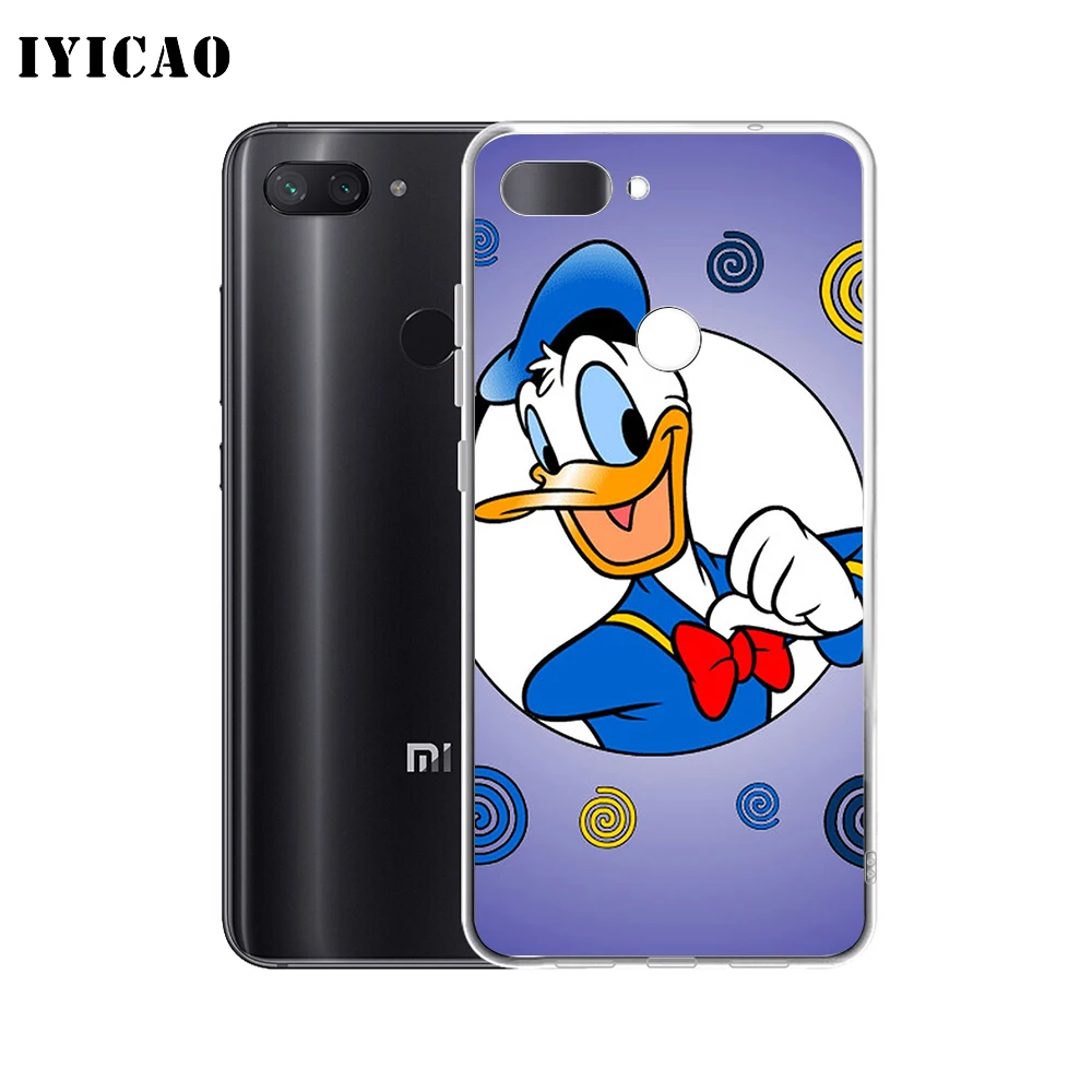 IYICAO Дональд Дак Мягкий силиконовый чехол для телефона Xiaomi Redmi 4A 5A 6A Note 7 6 5 Pro Plus 4X