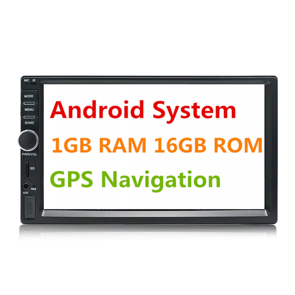 Прекрасно!!! 2 Din 7 ''Сенсорный экран android автомагнитолы стерео Blutooth Wi Fi AM/FM радио
