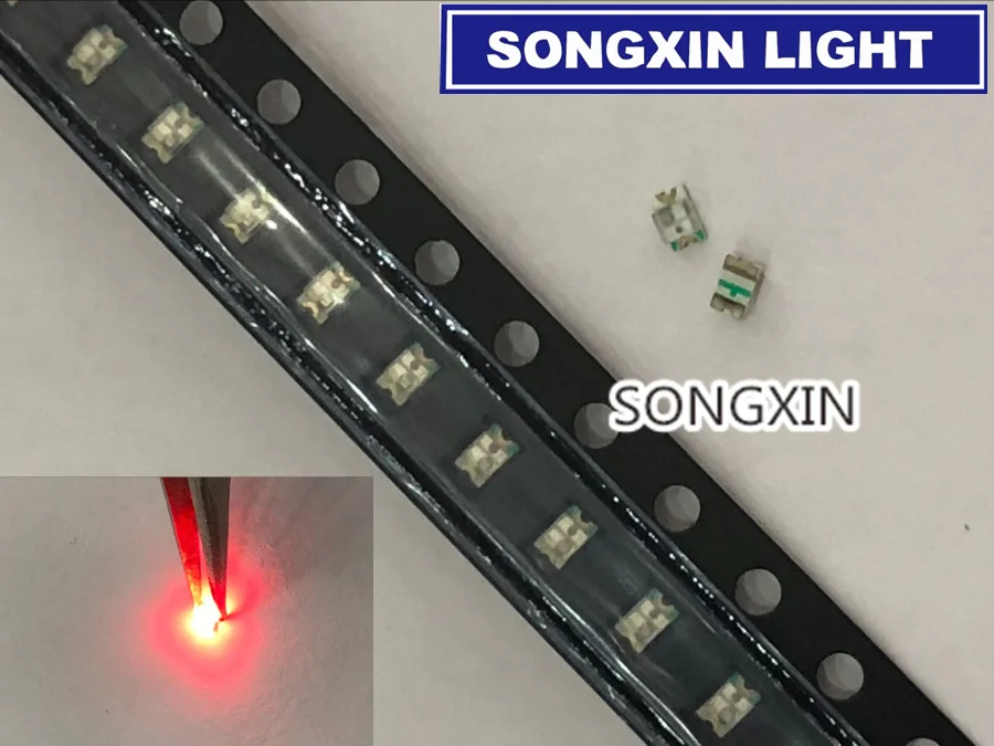 1000 шт 0805 вспышка LED SMD диоды теплый белый красный синий зеленый желтый оранжевый RGB