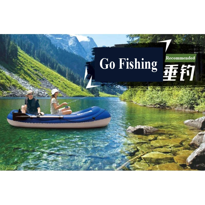 АКВА МАРИНА 2 человек WILDRIVER рыбацкая лодка Толстый ПВХ надувная байдарка плот