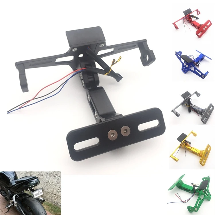 Высококачественный Алюминиевый держатель для номерного знака мотоцикла с