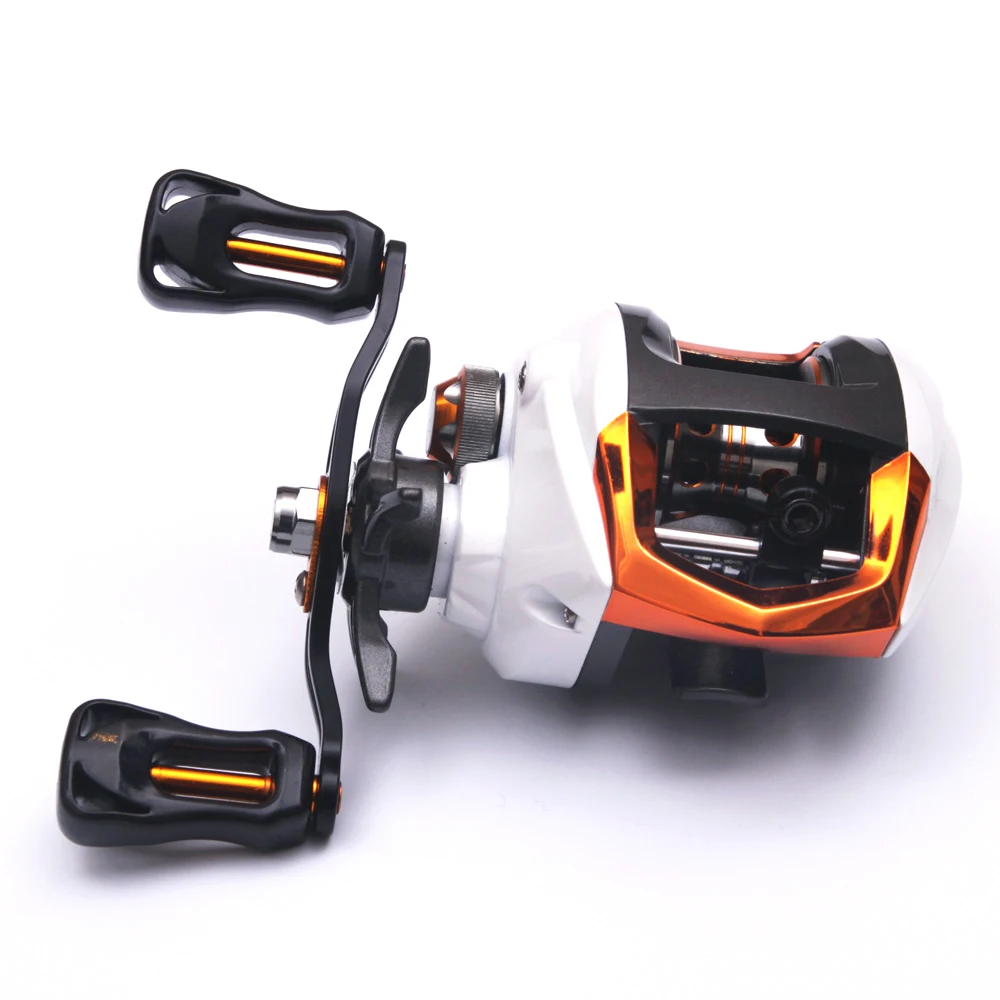 

190g 12+1BB Gear Ratio 6.3:1 Black Left & Right Hand Baitcasting Ice Fishing Reel Low Profile Baitcaster For Fishing Tackle