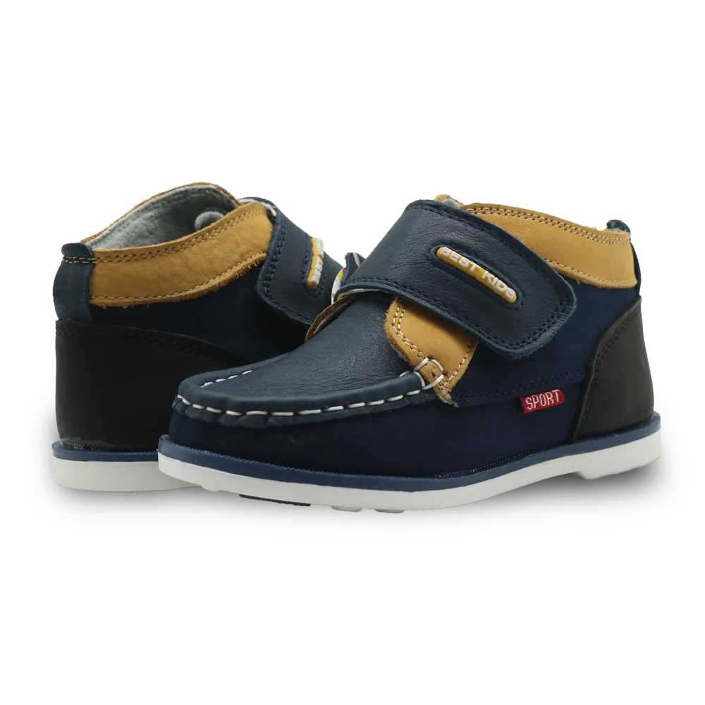 Ботильоны Apakowa детские из натуральной кожи на осень/зиму|toddler boy boots|boys bootsboots for boys |