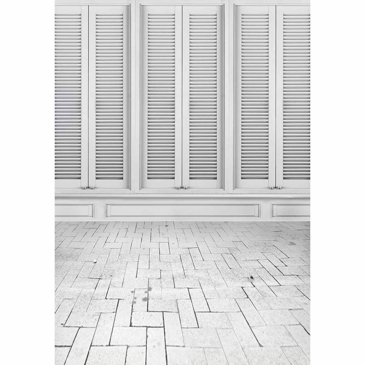 Allenjoy фон для фотосъемки с изображением белого окна кирпичного затвора