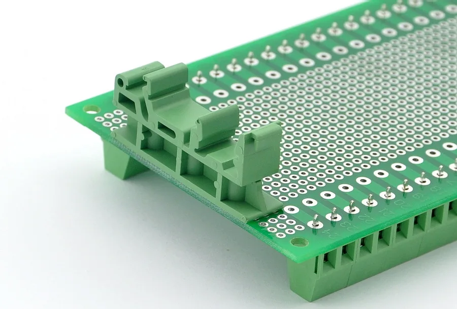 Прототип PCB с адаптером DIN рейки 137 4x72 мм для проектов сделай сам|pcb diy|pcb prototypepcb adapter