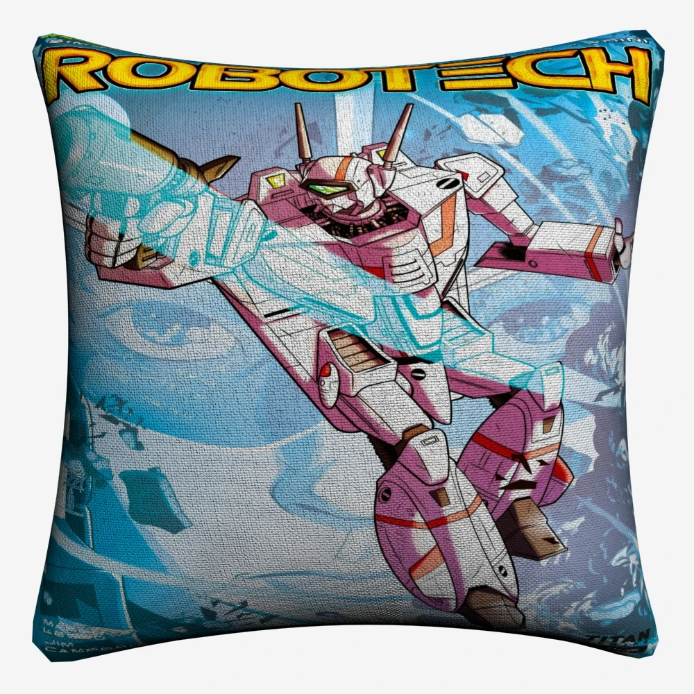 Robotech Аниме классический вопрос Декоративные белье Чехлы 45x45 см наволочка для