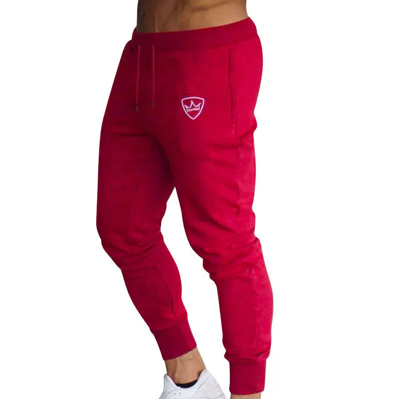 

New Mens Pant Slim Fit Tracksuit Sport Gym Skinny Elastic Jogging Joggers Fitness Workout Casual Male Sweatpants Trousers