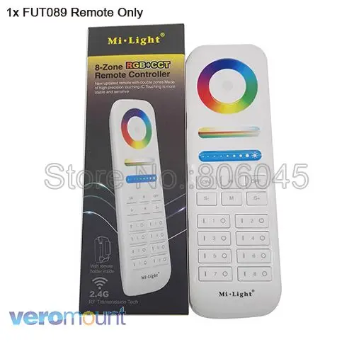 FUT089 MiLight E27 12 Вт RGB+ CCT Светодиодный прожектор лампы FUT105 110V 220V Полный Цвет дистанционного Управление WiFi смарт-лампы в виде Совместимость 4-Зона дистанционного управления - Испускаемый цвет: FUT089