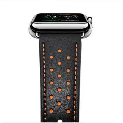

Ремешок для часов Apple iWatch 4, из натуральной кожи, с большой пряжкой